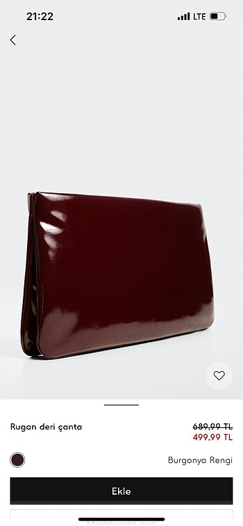 Bordo mango çanta