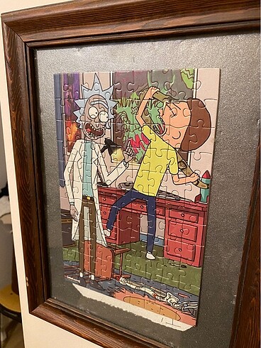 Beden Renk Rick & Morty Puzzle 99 Parça - Mabbels