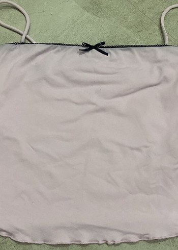BERSHKA Pembe İnce Askılı Kadın Atlet
