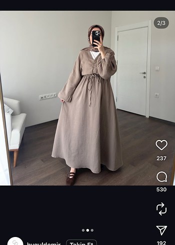 Müslin Elbise