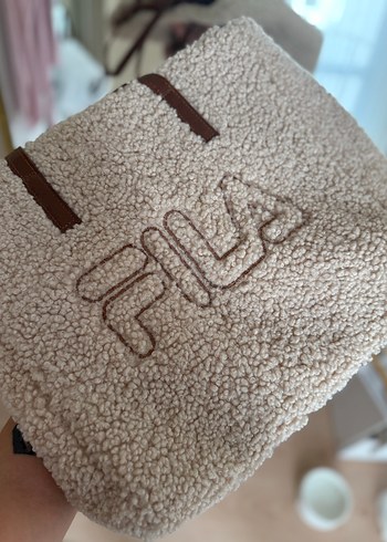 Fila Fila Bej Peluş Kadın El Çantası