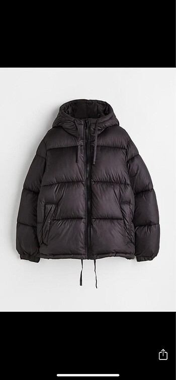 H&M etiketli sıfır mont