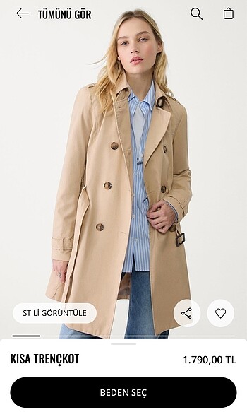 Stradivarius trençkot