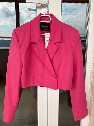 crop blazer ceket