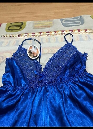 Saks mavisi gecelik