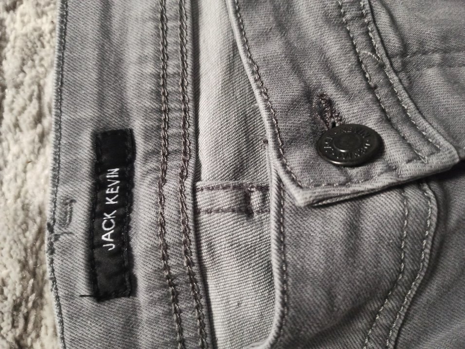 Gri Regular Fit Denim Erkek Pantolon - Görsel 2