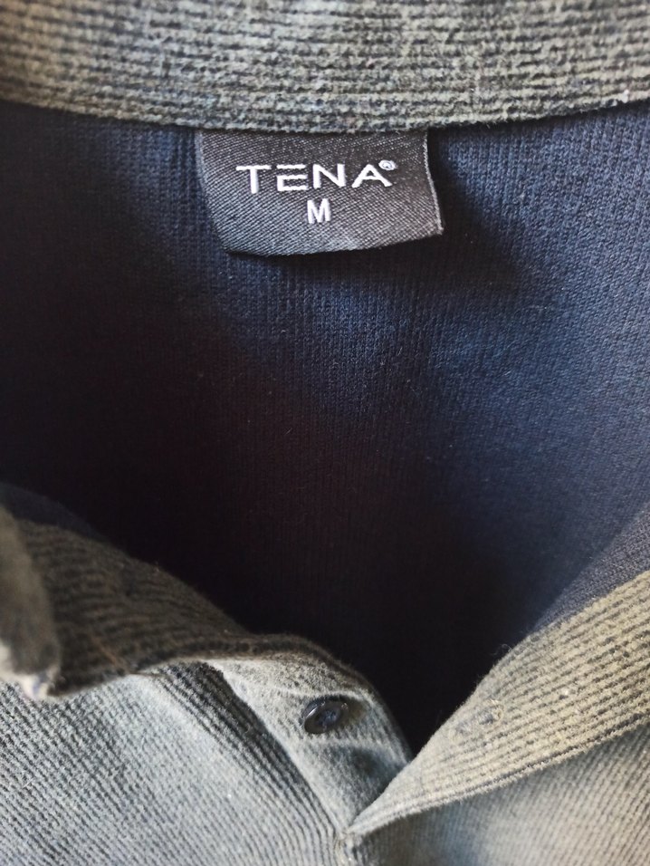 Gri Düğmeli Erkek Polo Yaka Sweatshirt - Görsel 3