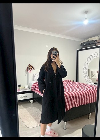 Siyah Midi kaban - Görsel 2