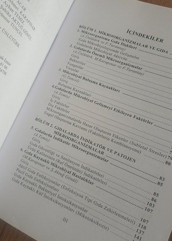 Gıda Mikrobiyolojisi ve  Gıda Kimyası Kitapları - Görsel 8