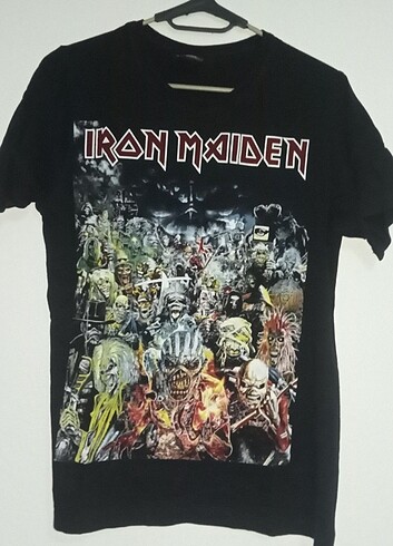 m Beden siyah Renk Iron Maiden T-Shirt