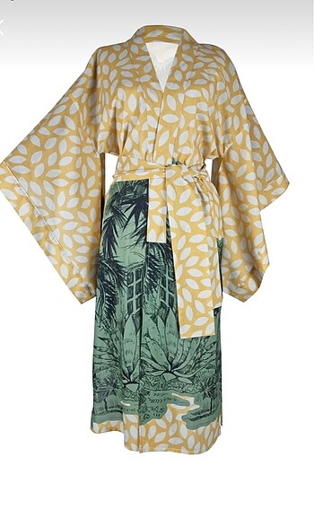 Manotres Bali Temalı Kimono