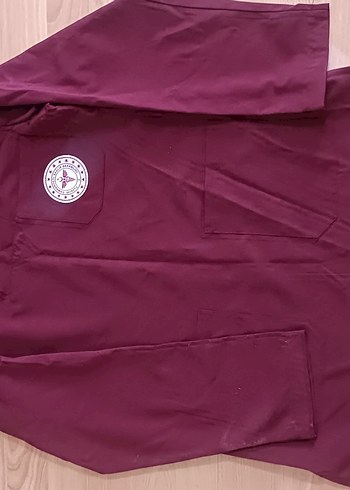 l Beden bordo Renk Bordo hemşire forması Rahat Kesim Kumaş Pantolon