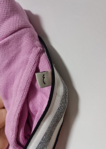 Kızlar için Fermuarlı Pembe Eşofman Takımı - Görsel 4