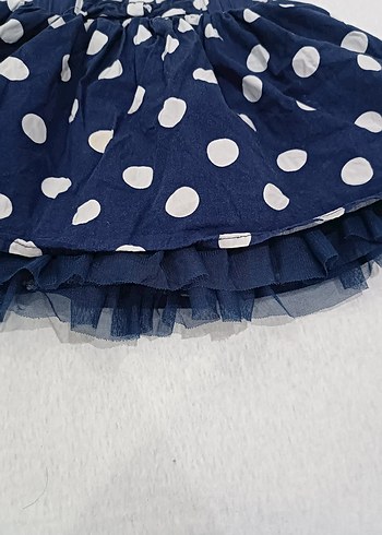 Kız Çocuk Puantiyeli Fırfırlı Etek - Görsel 4