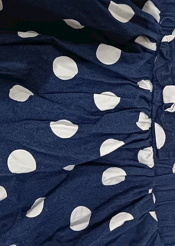 Kız Çocuk Puantiyeli Fırfırlı Etek - Görsel 3