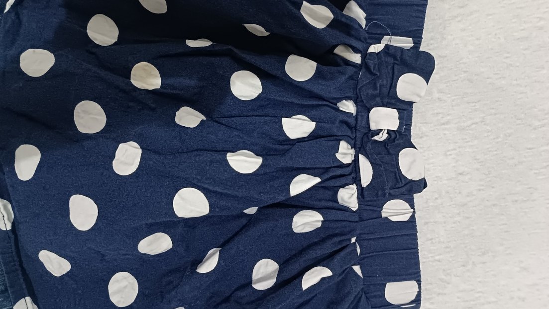 Kız Çocuk Puantiyeli Fırfırlı Etek - Görsel 3