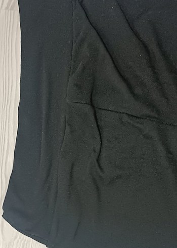 Siyah Elastik Kadın Tayt - Görsel 2