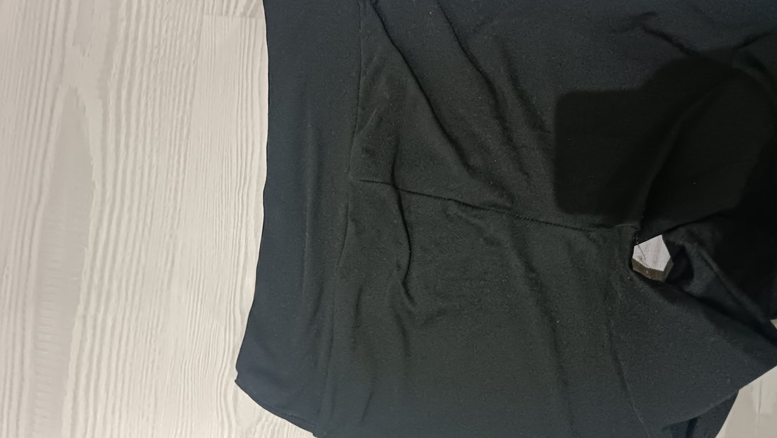 Siyah Elastik Kadın Tayt - Görsel 2