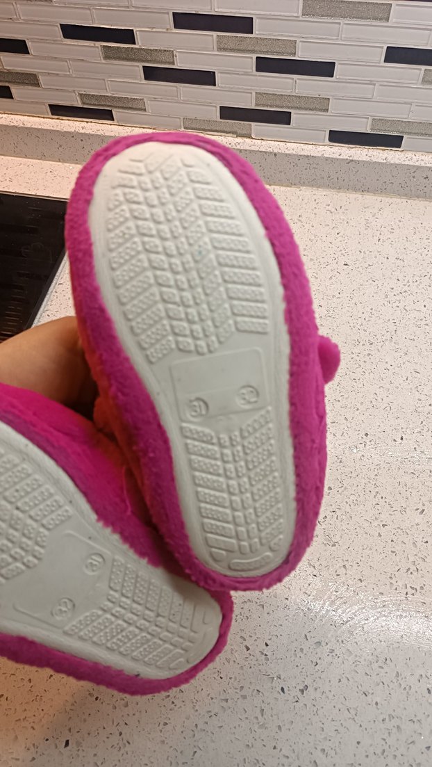 Nakışlı Pembe Kız Çocuk Ev Terliği - Görsel 4