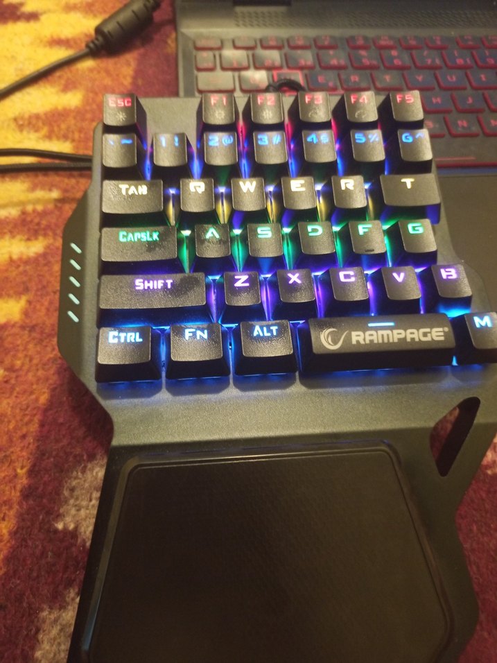 Rampage Tek El Mekanik Klavye Siyah - Görsel 2