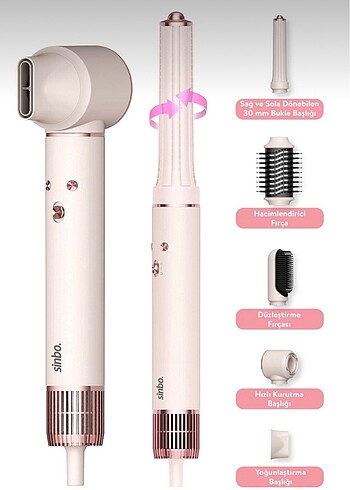 Sinbo Airwrap Compact şekillendirici