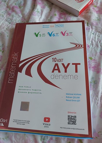 10 ADET AYT Matematik Deneme Kitabı