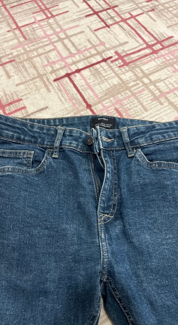 Mavi Regular Fit Jean Pantolon BERSHKA - Görsel 2