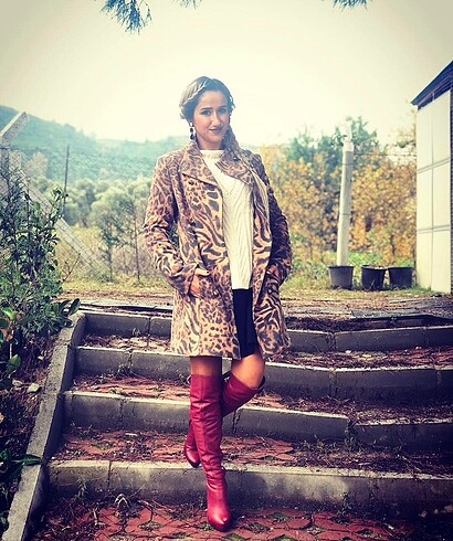 Trendyol milla Leopar kaban