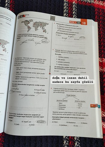Beden TYT Coğrafya Soru Bankası 3D