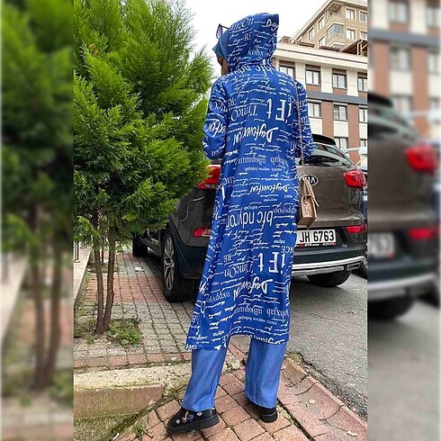 40 Beden Yazılı 3 lü Takım Siyah-Taba