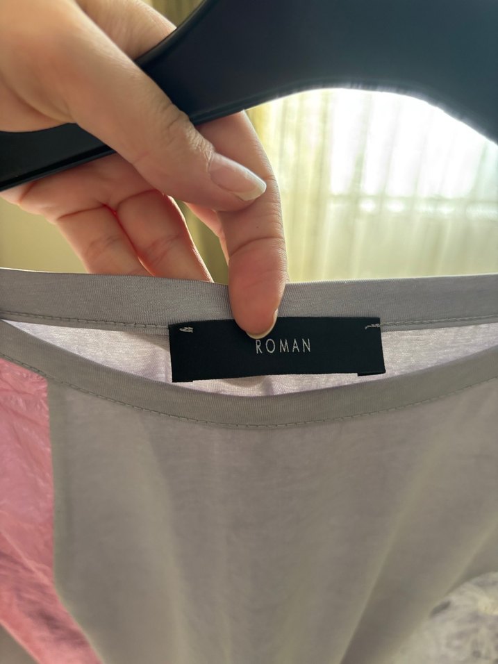 Gri Düğmeli Uzun Kollu Kadın Sweatshirt - Görsel 3