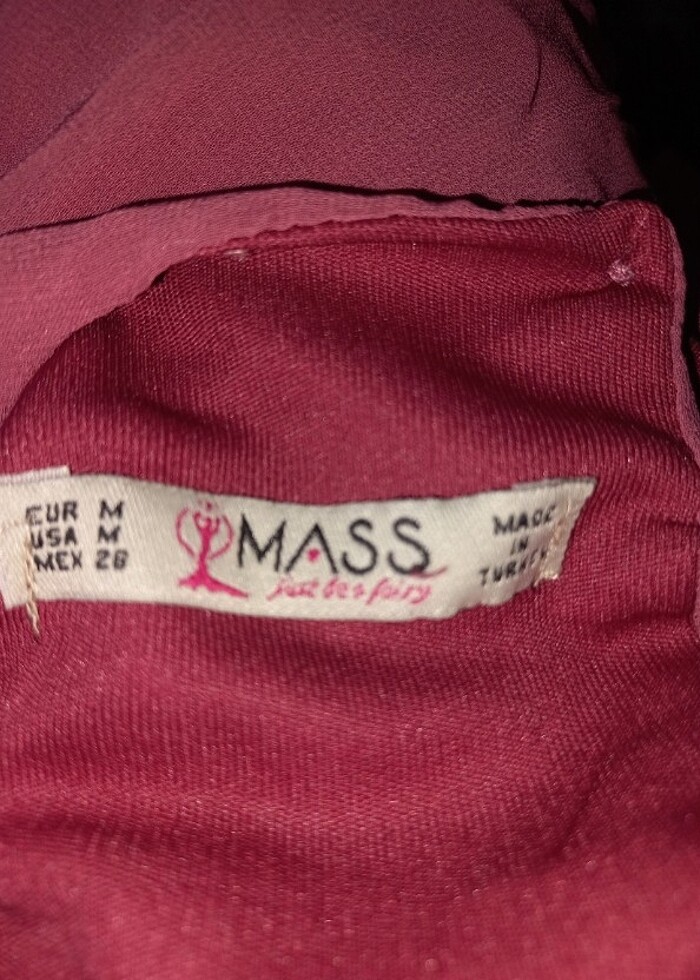 Kat kat şifon elbise  - Görsel 4