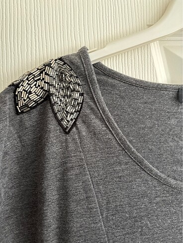 Antrasit elbise - Görsel 2