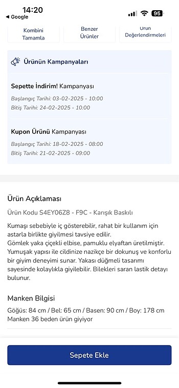 Gömlek yaka çiçekli uzun kollu elbise - Görsel 14