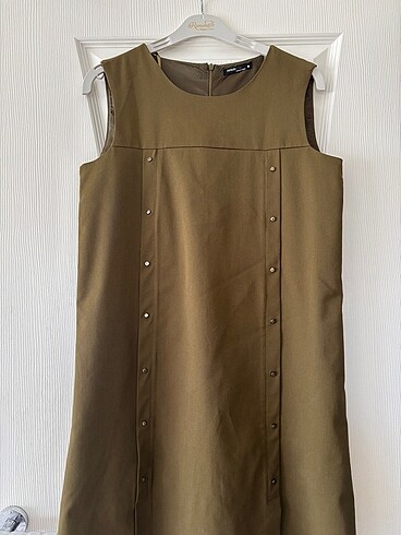 Fıstık Yeşili Elbise - Görsel 8