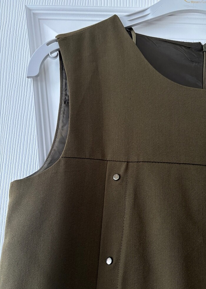 Fıstık Yeşili Elbise - Görsel 2