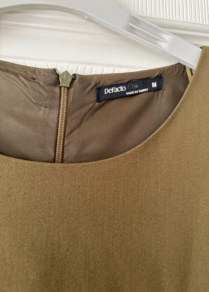 Fıstık Yeşili Elbise - Görsel 5