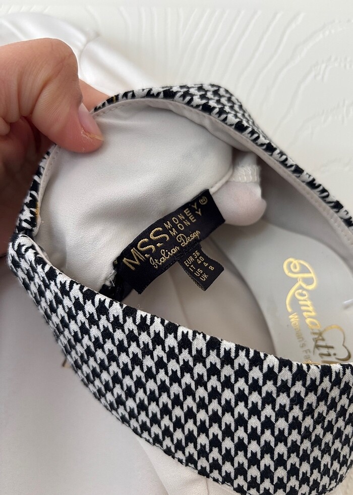 Kaz ayağı detaylı gömlek - Görsel 5