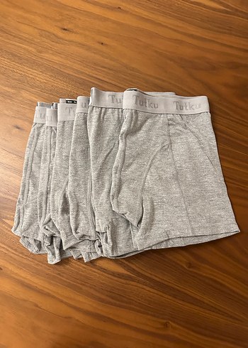 Gri Erkek Atletik Fit Boxer