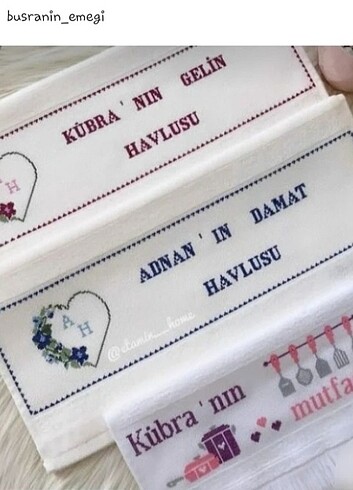  Beden Gelin damat havluları