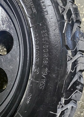 Bf goodrich 265/60/R18 tertemiz - Görsel 4