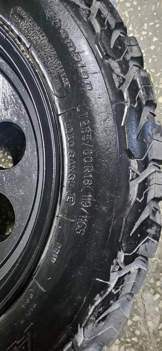 Bf goodrich 265/60/R18 tertemiz - Görsel 4