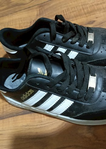 Kadın Siyah Beyaz Adidas Spor Ayakkabı - Görsel 6