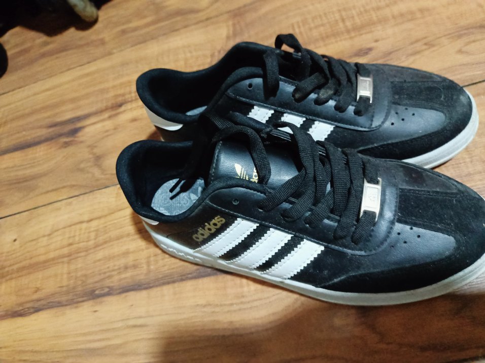 Kadın Siyah Beyaz Adidas Spor Ayakkabı - Görsel 5