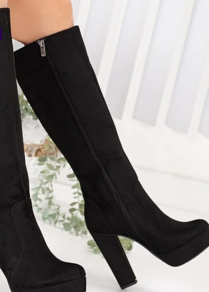 Süet Kadın Çizme - Görsel 2