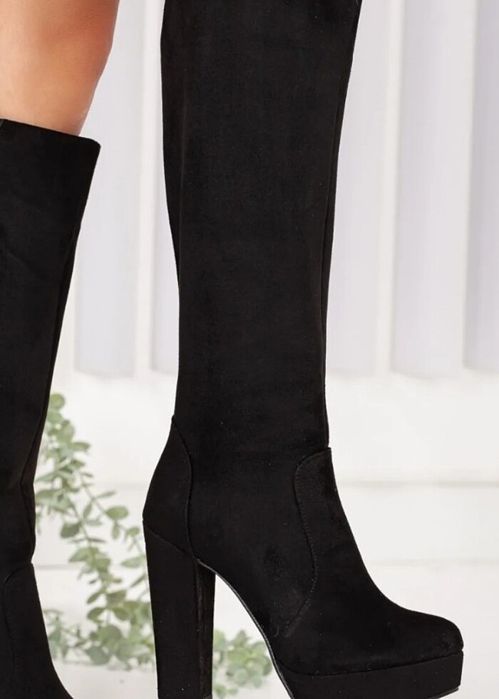Süet Kadın Çizme - Görsel 4