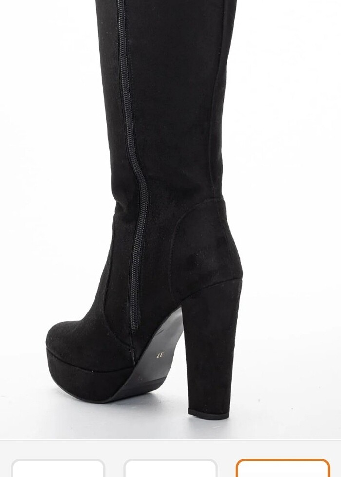 Süet Kadın Çizme - Görsel 5