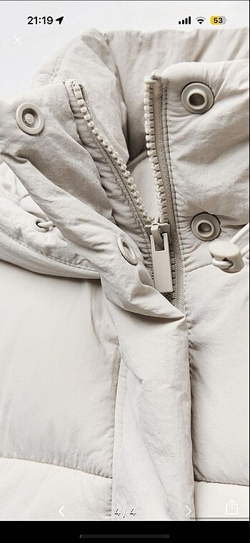 xs Beden Zara mont