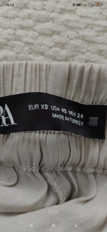 xs Beden Zara dökümlü pantolon