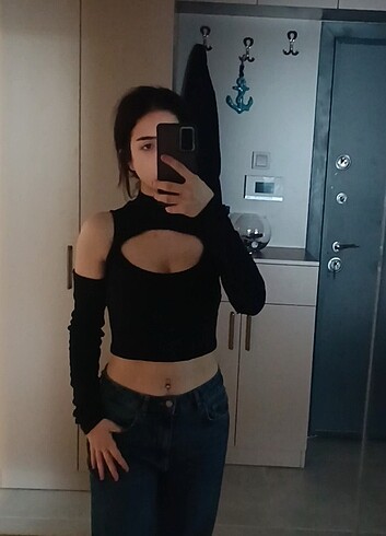 Zara dekolte crop